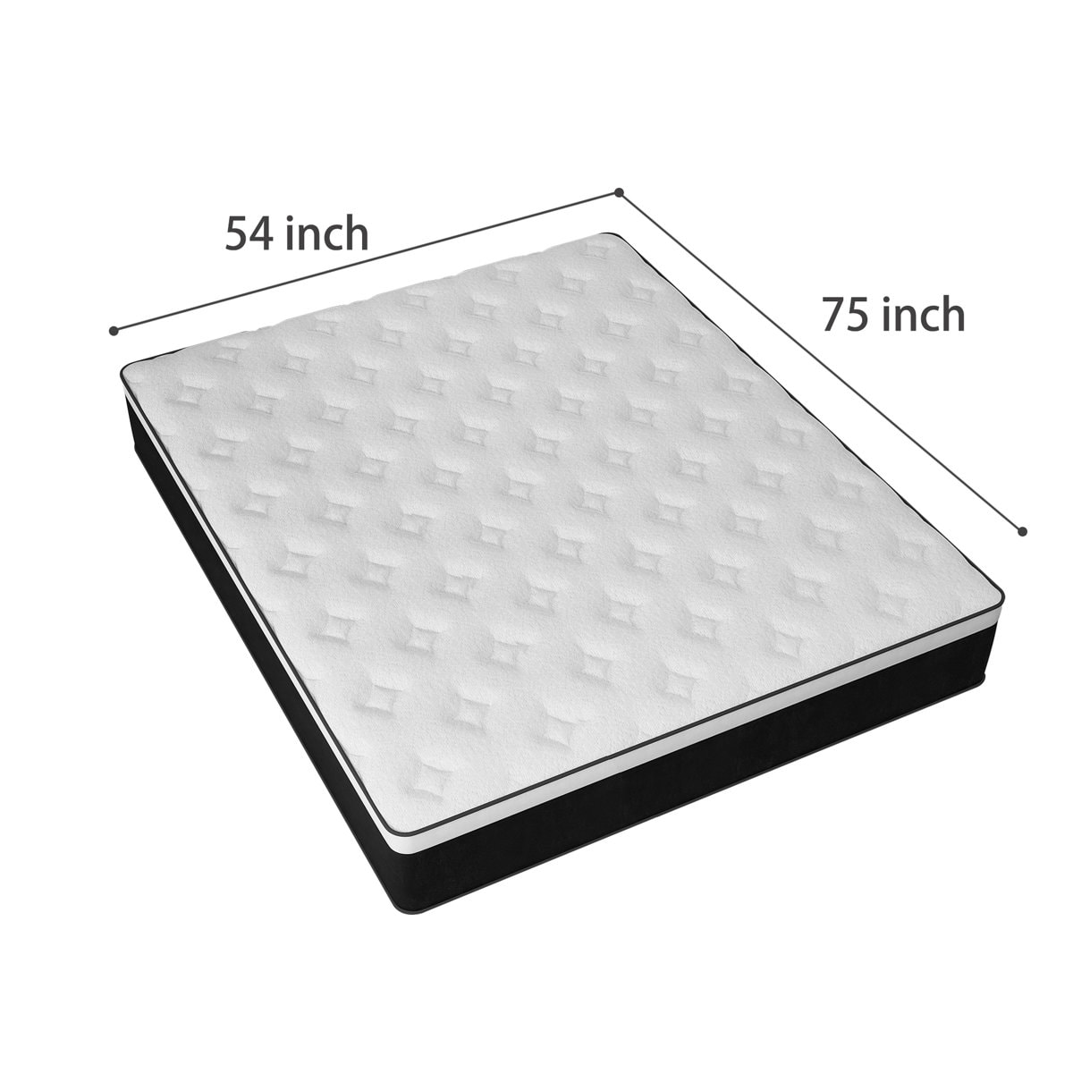 Medium Hybrid Mattress Pocket Spring with CertiPUR-US Certified Foam