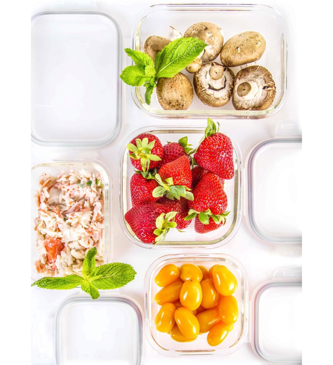 Tempered Glasslock 18 Container Food Storage Set