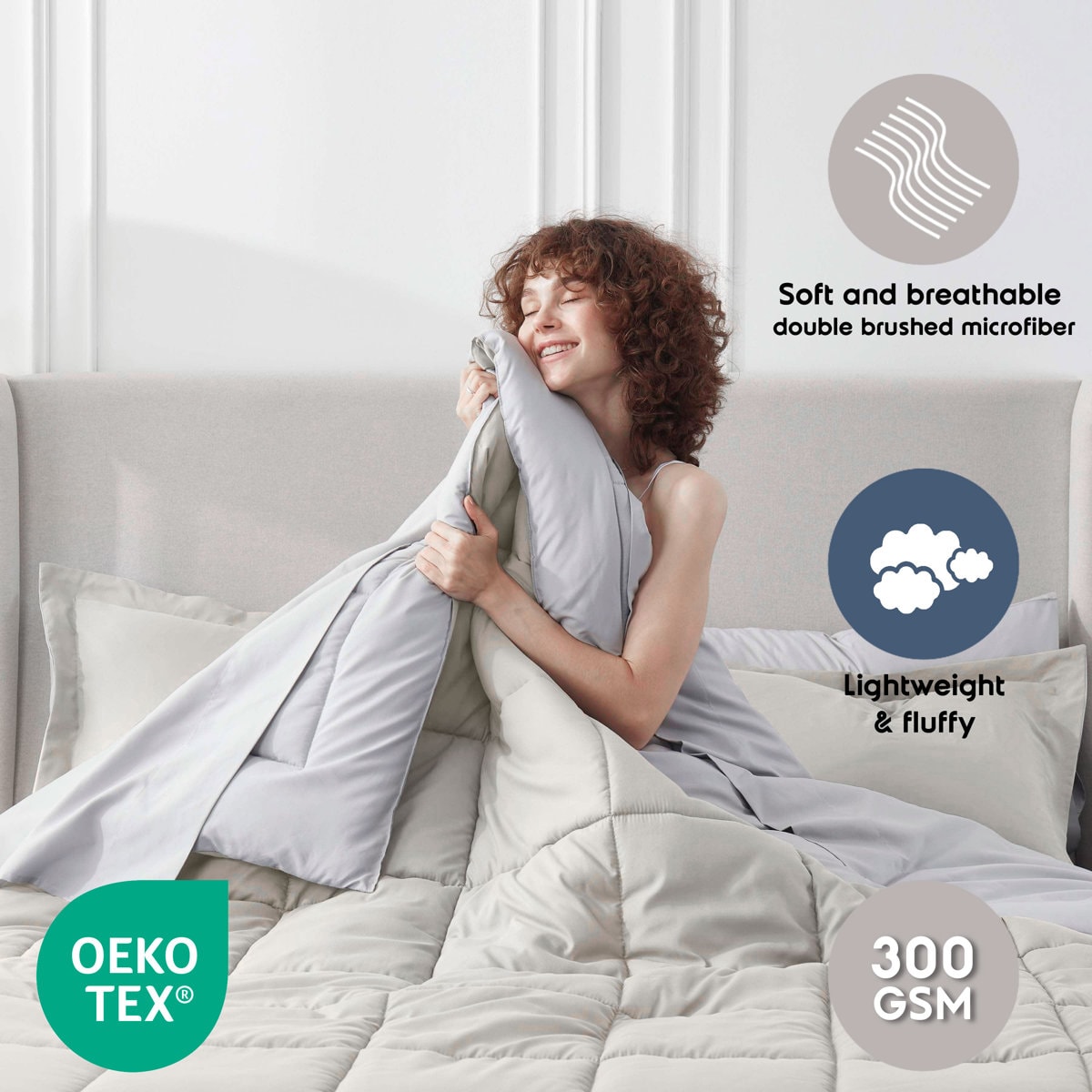 Bed-in-A-Bag Reversible Comforter Set with Bed Sheets