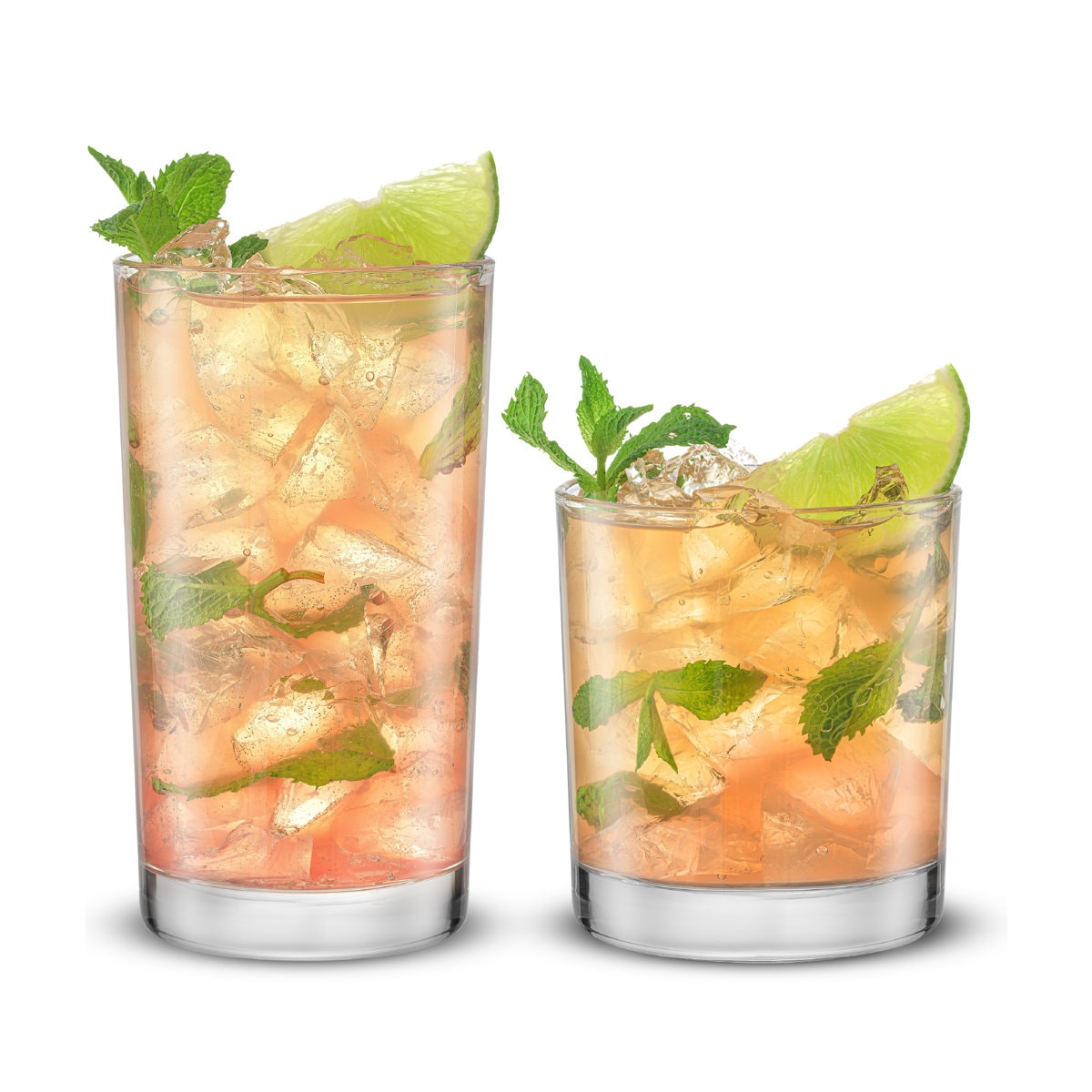 JoyJolt Alain 8-Piece Highball and DOF Drinkware Glasses