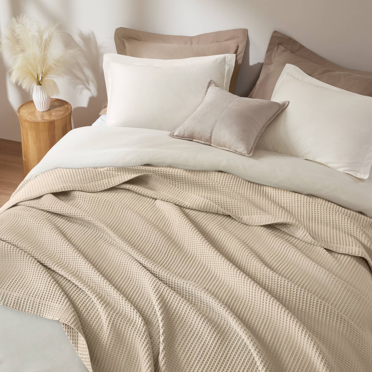 Waffle Weave 100% Cotton Blanket