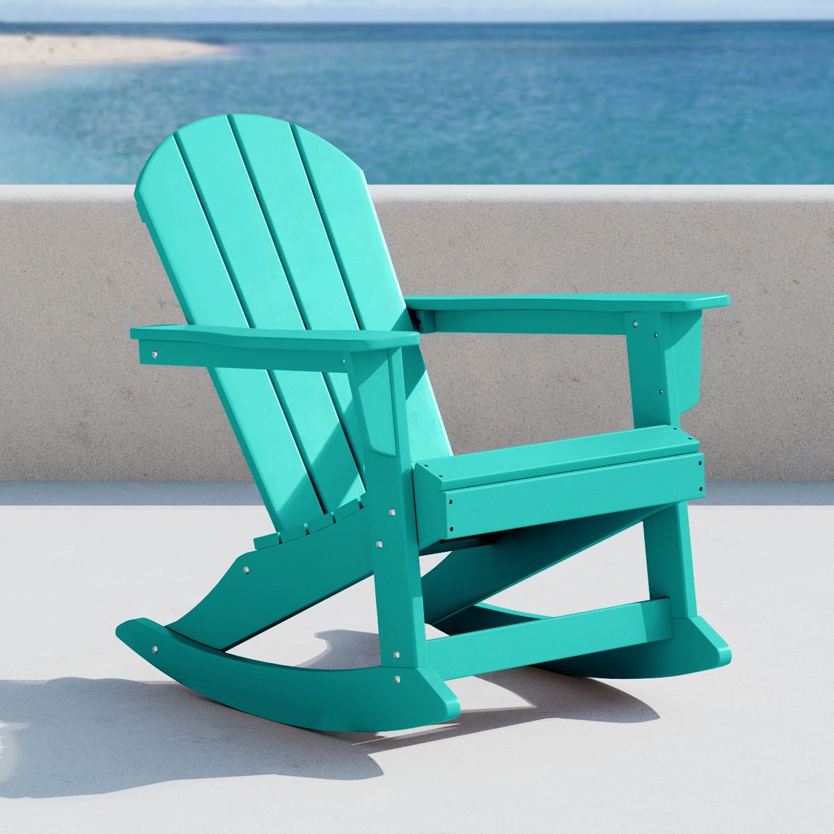Ravenna HDPE Rocking Adirondack Chair