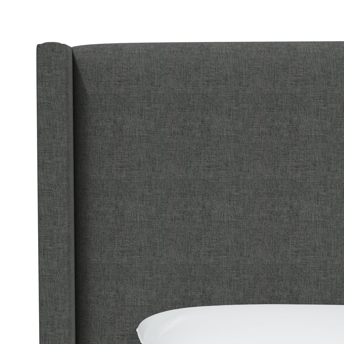 Hanson Upholstered Wingback Bed