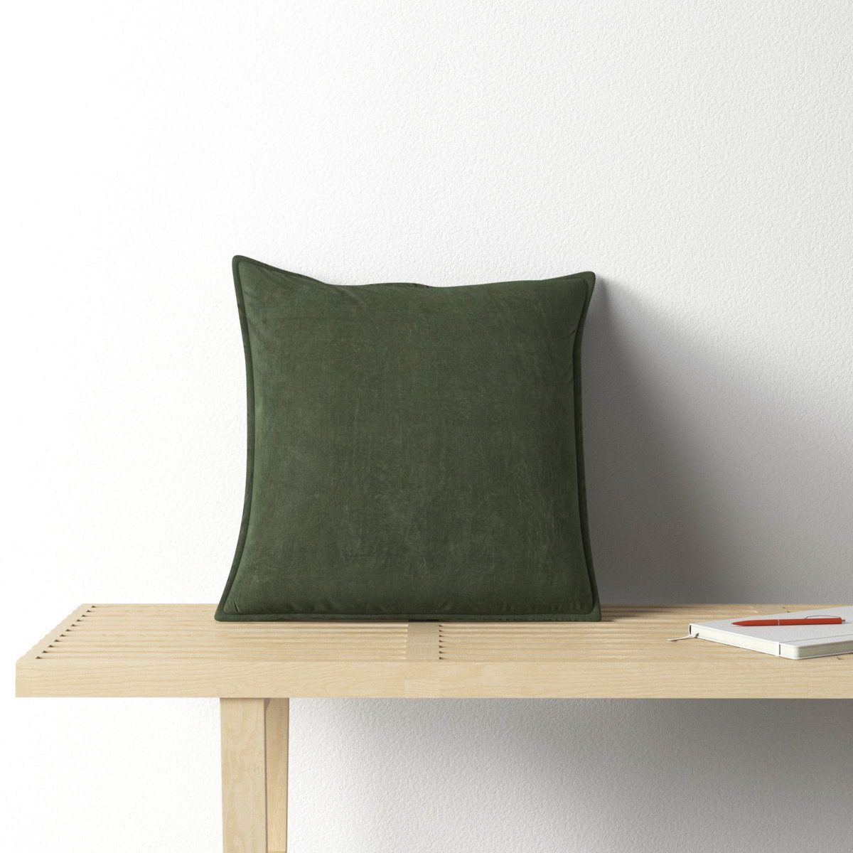 Edgar Square 100% Cotton Pillow