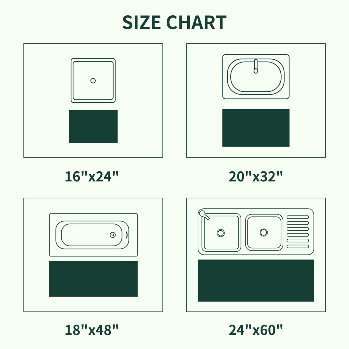 Chenault Soft Absorbent Microfiber Non-Slip Backing Rectangle Bath Rug