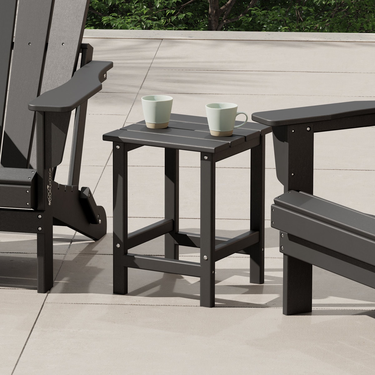 Shavon All Weather Adirondack Outdoor HDPE Side Table