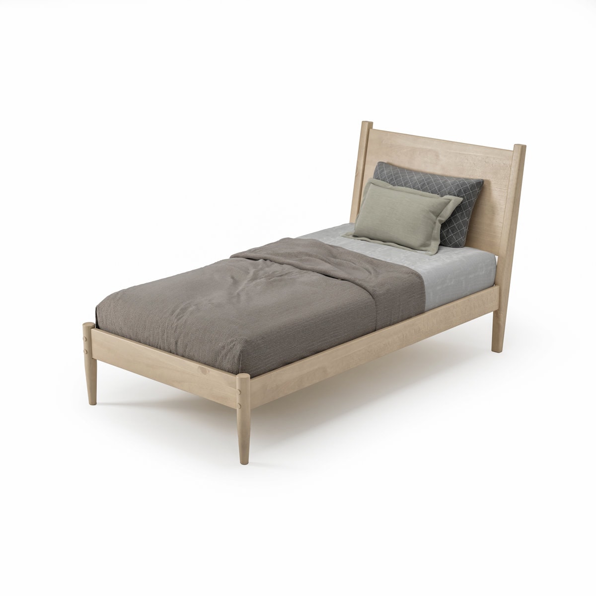 Ashlie Solid Wood Platform Bed