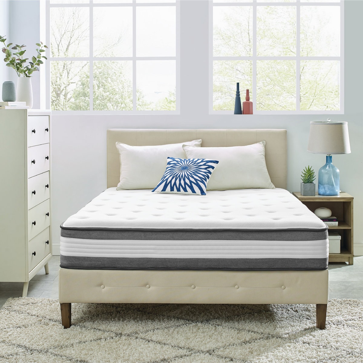 Wayfair Sleep 10.5" Plush Cooling Gel Hybrid Mattress