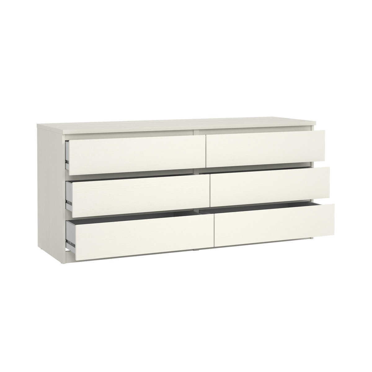 Jada 6 Drawer 60.5" W Double Dresser