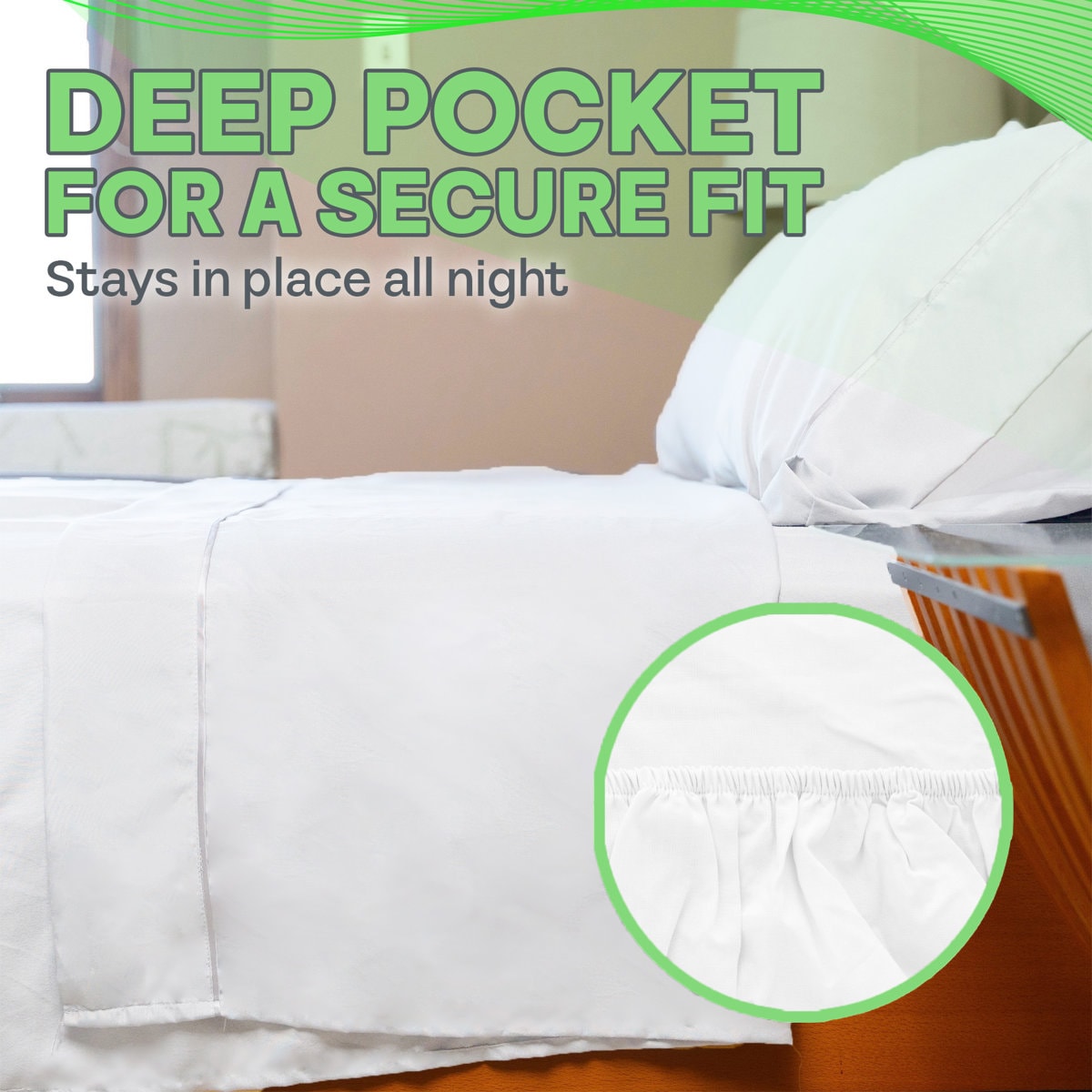 Ultra Soft Bamboo Sheet Set - 4 Pc Set - Wrinkle Resistant - Cooling Sheets with Deep Pockets