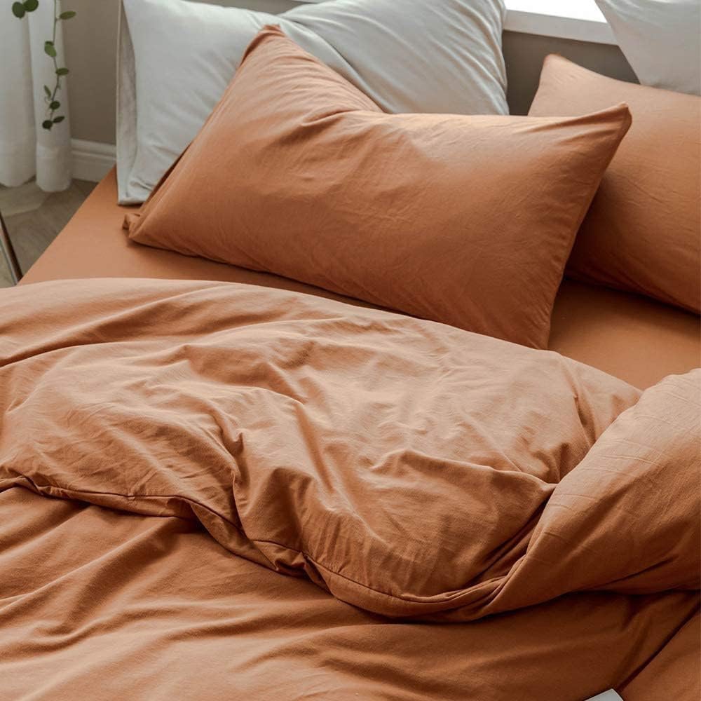 VCLIFE Luxury Soft 100% Cotton Duvet Cover Set