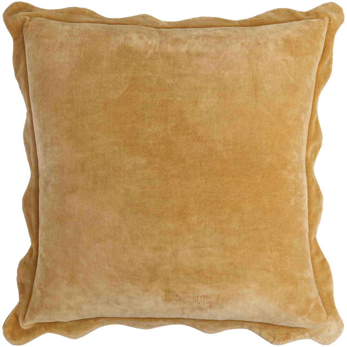 Collier Scalloped Edges Throw Pillow