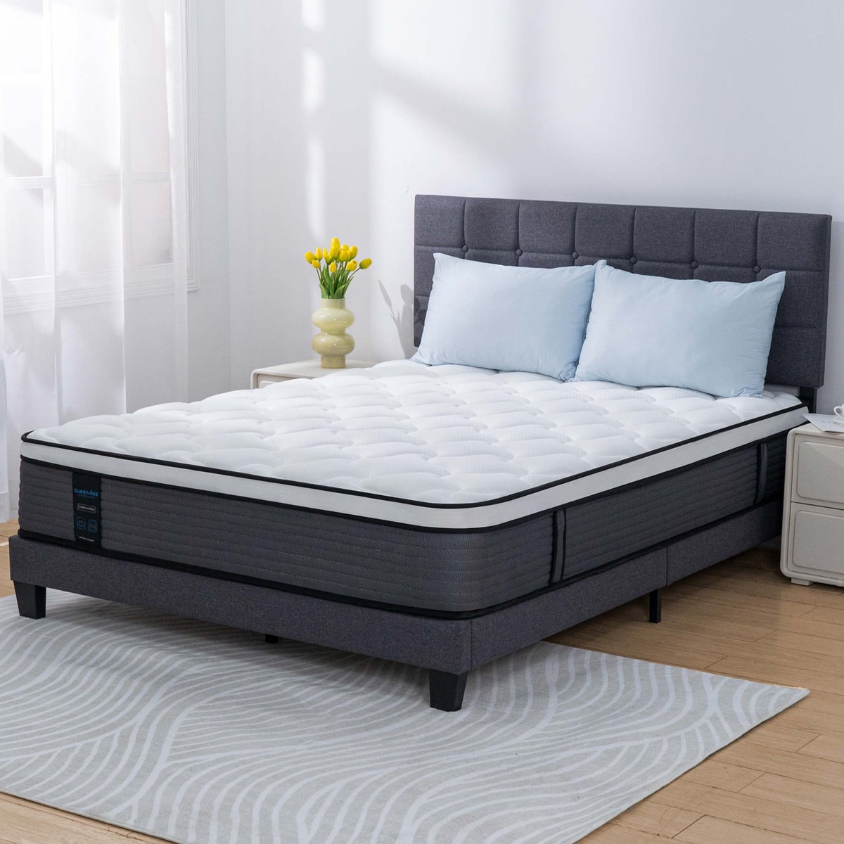 Medium Hybrid Last Foam Mattress in a Box Protaras
