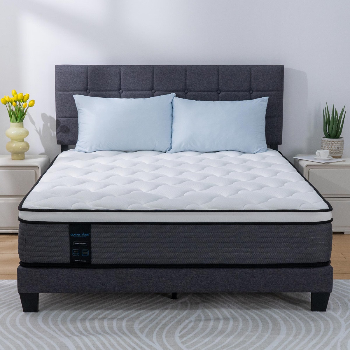 Medium Hybrid Last Foam Mattress in a Box Protaras