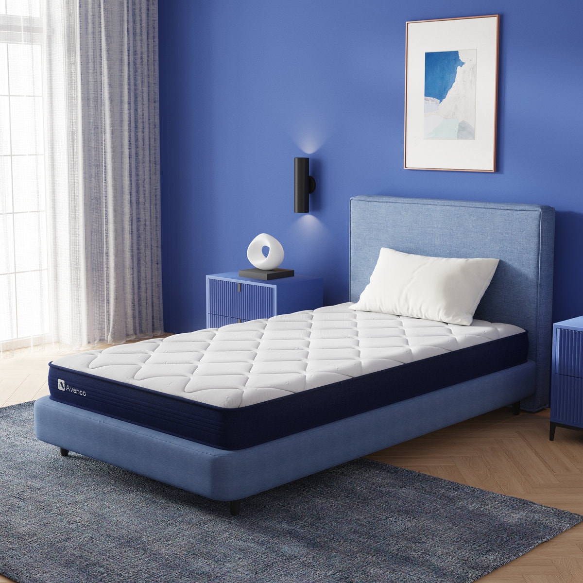 Avenco 8'' Medium Gel Memory Foam Hybrid Mattress