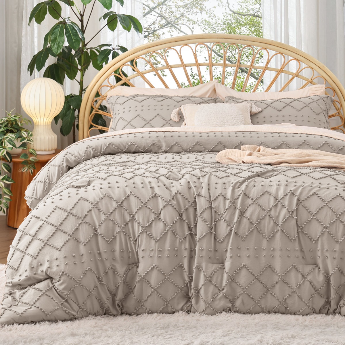 Best Seller Bedsure GentleSoft™ Vintage Farmhouse Comforter Set, 109GSM