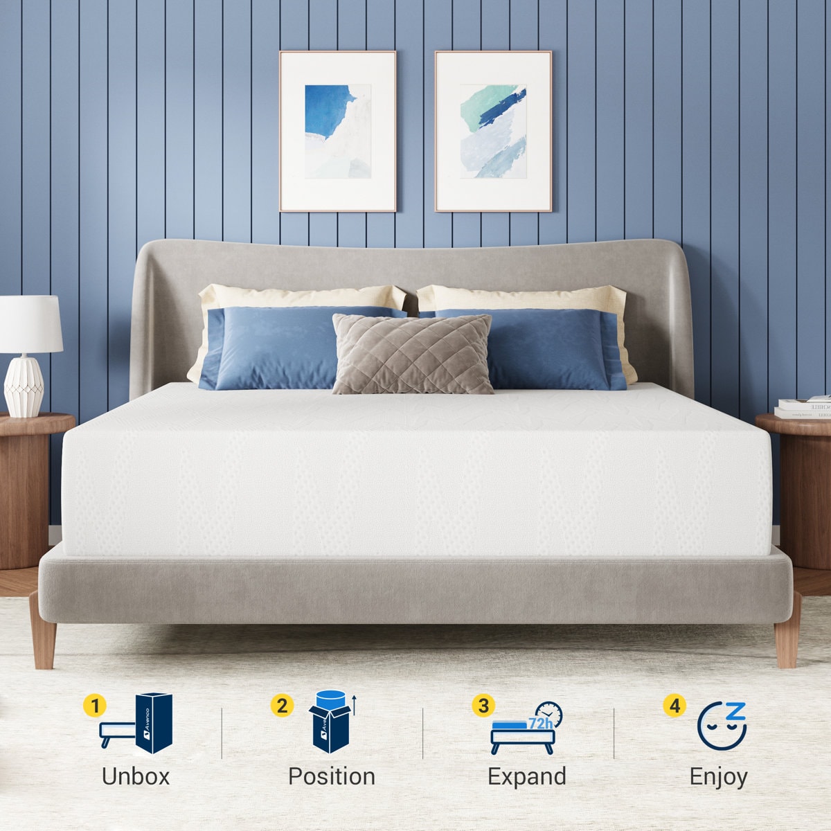 Medium Gel Memory Foam Mattress