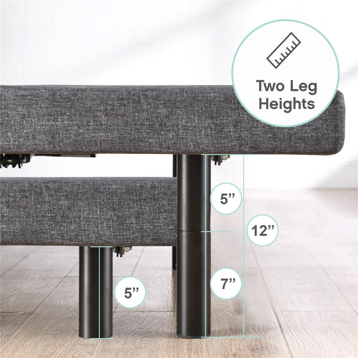 Wayfair Sleep™ 15" Massaging Zero Gravity Adjustable Bed with Wireless Remote