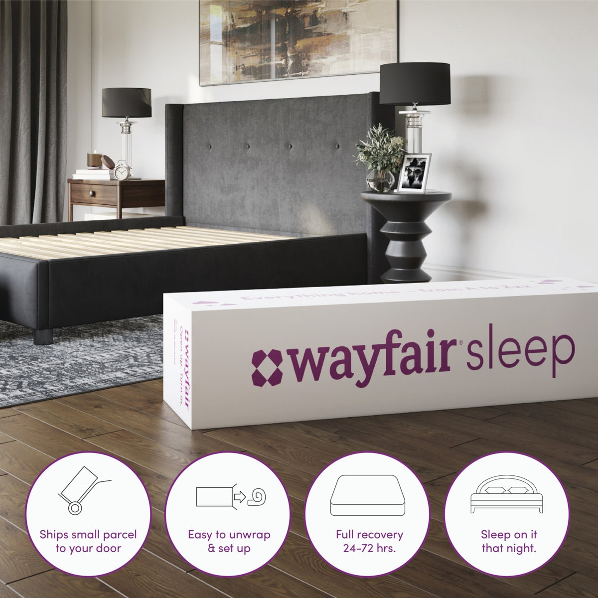 Wayfair Sleep 12" Plush Cooling Gel Hybrid Mattress
