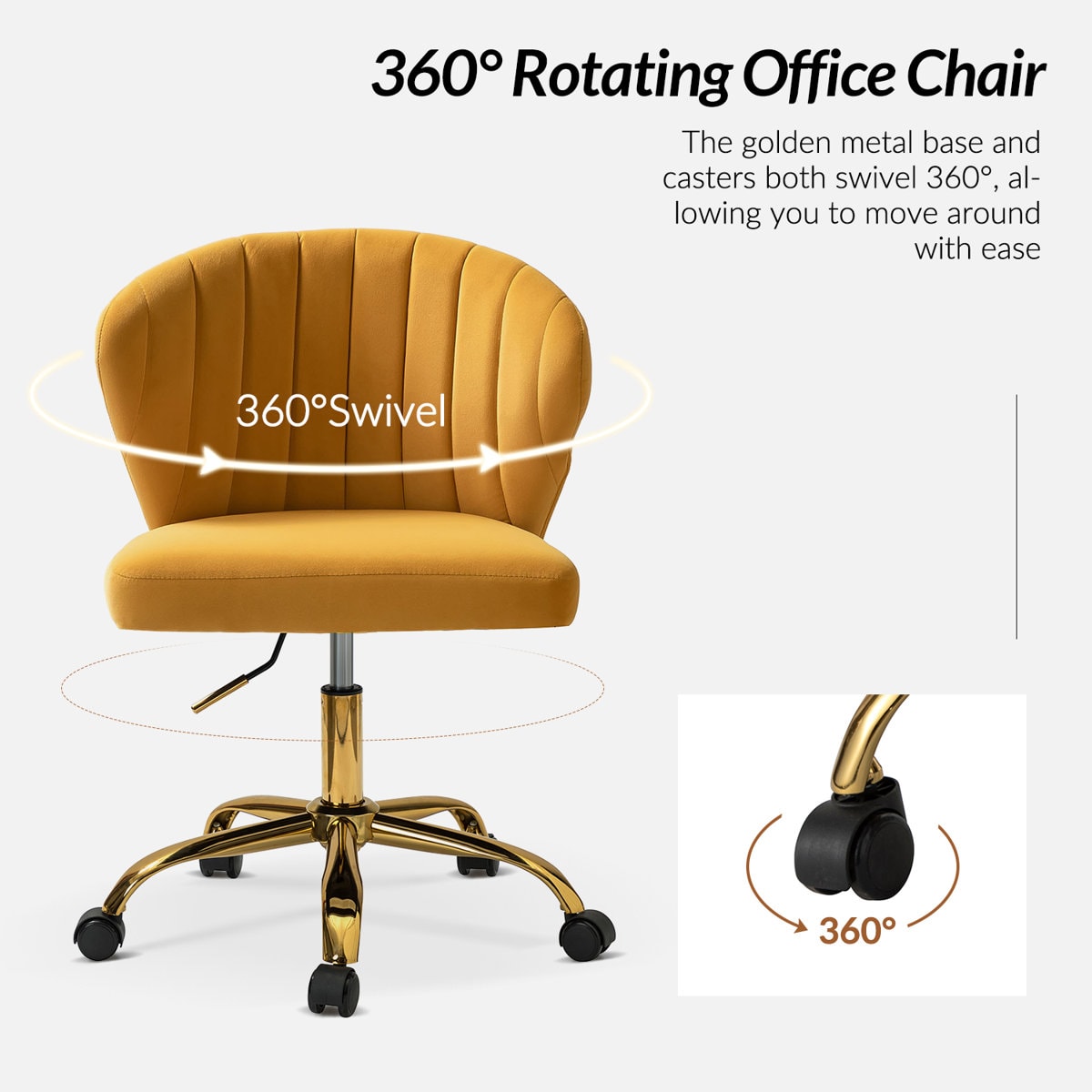 Euclid Ergonomic Task Chair with Tufted Back