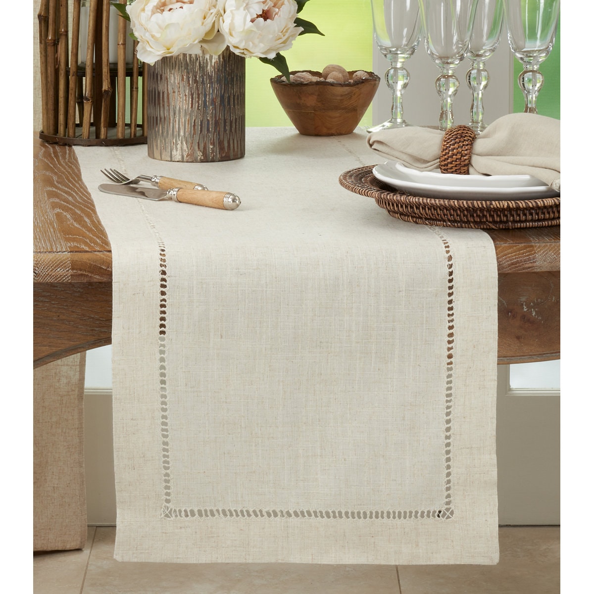 Cowen Hemstitched Table Runner