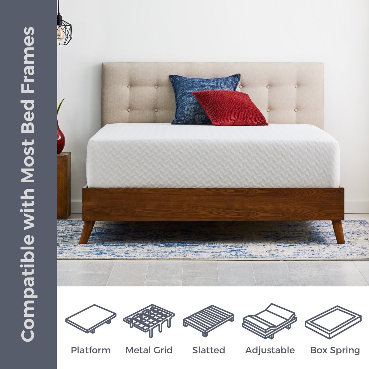 Wayfair Sleep 12" Firm Gel Memory Foam Mattress