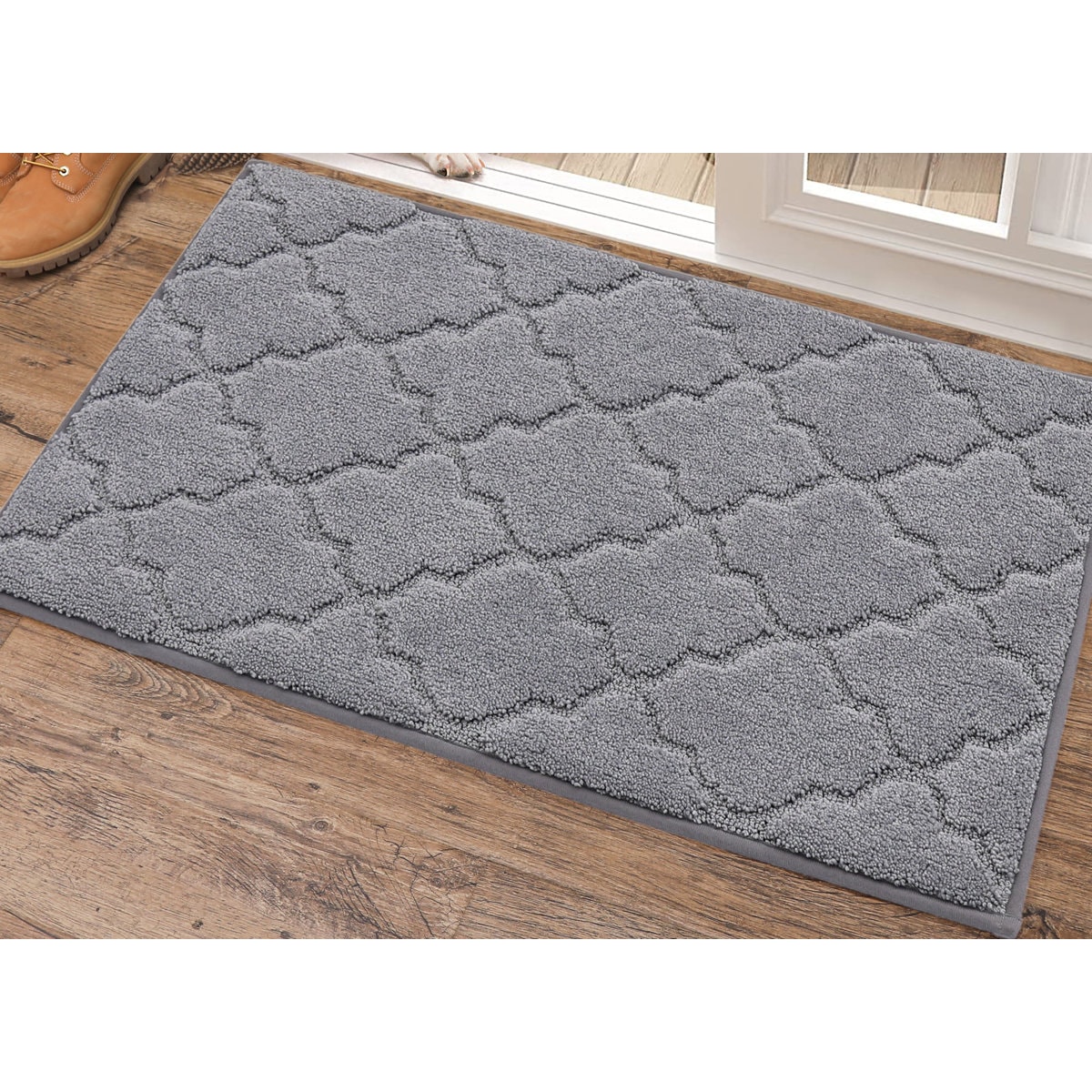 Monfield Non-Slip Geometric Indoor Doormat