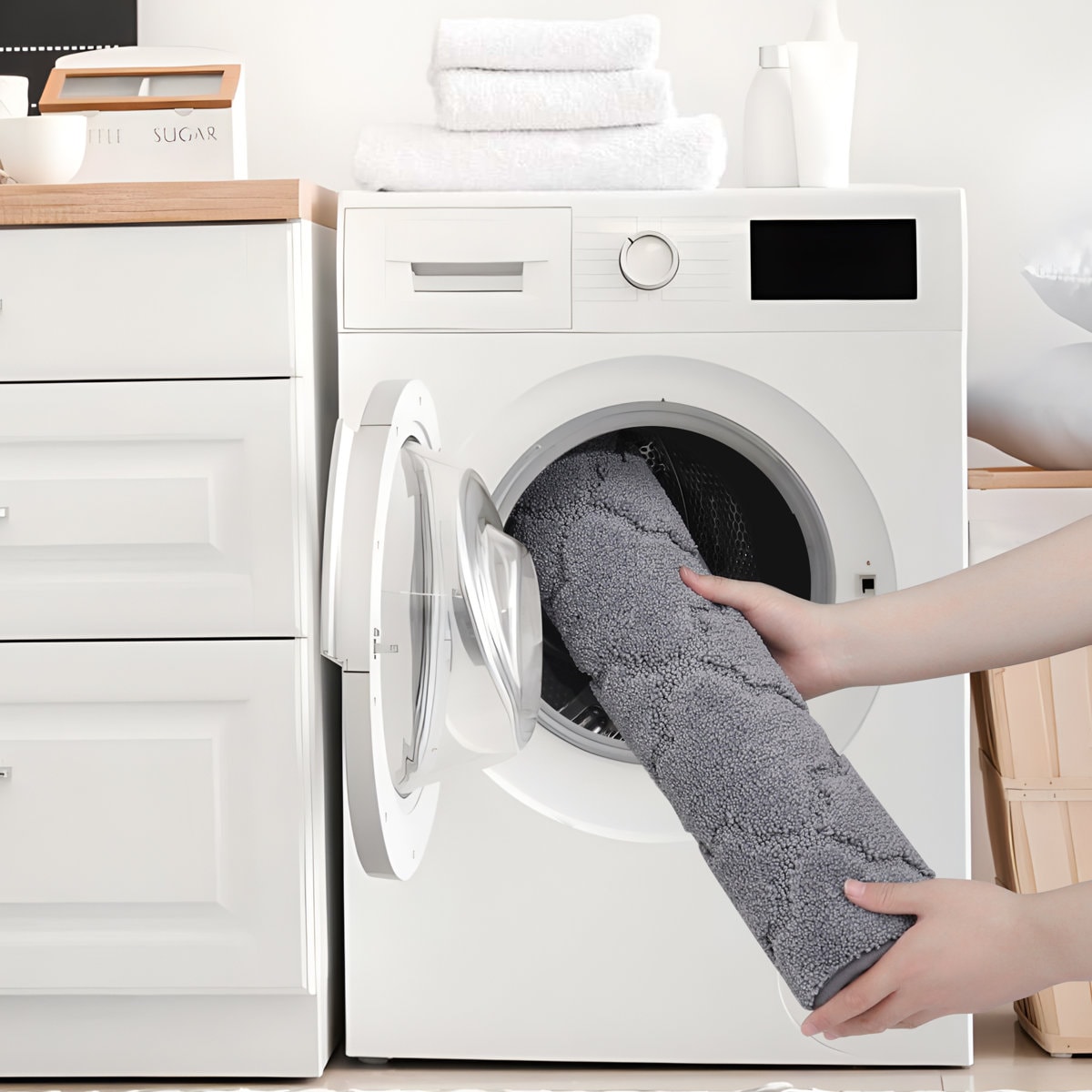 Monfield Non-Slip Geometric Indoor Doormat