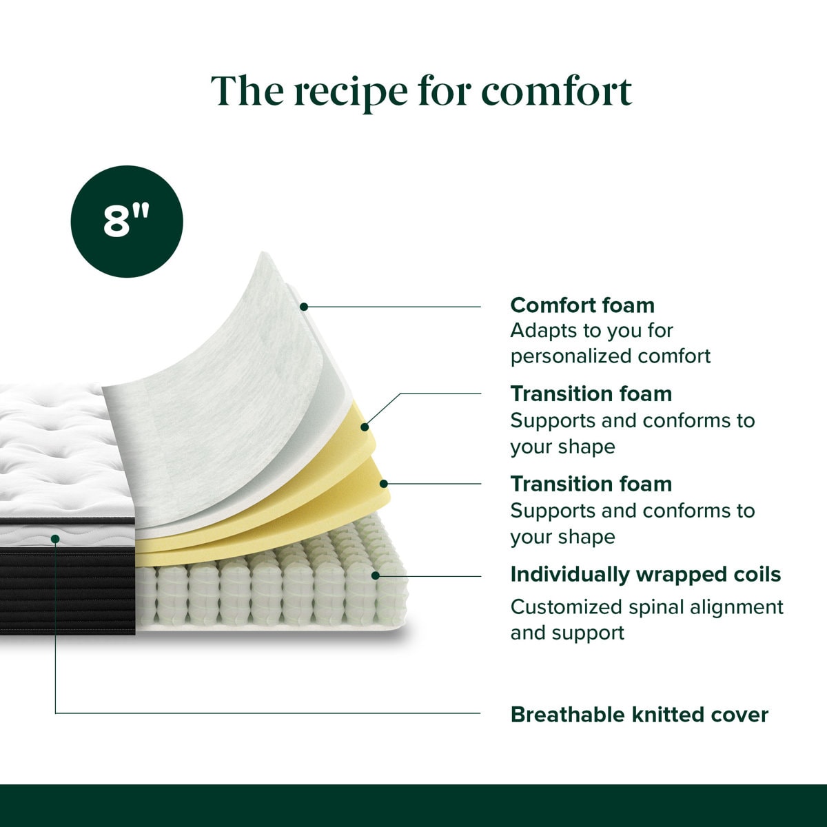 Wayfair Sleep 8" Plush Pillow Top Hybrid Mattress